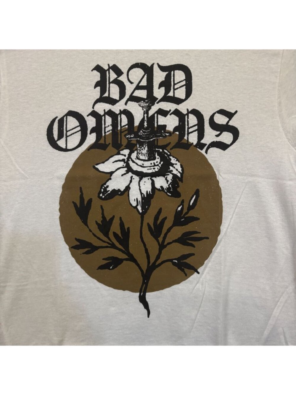Bad Omens Sword Flower Heavy Metal Band T-Shirt Size Large - Picture 2 of 4